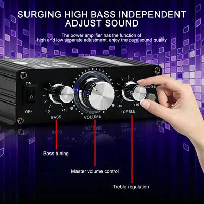 AK-270 12V μικρής ισχύος Bluetooth Ακουστικό ενισχυτή 2.0 κανάλια έξοδος HIFI Μίνι ενισχυτής ισχύος για το σύστημα ήχου οικιακού κινηματογράφου