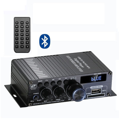 AK-380 2.0 Channel Bluetooth v5.0 Ακουστικός ενισχυτής με ισχύ εξόδου 100-300W για οικιακό θέατρο