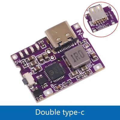 IP5310 Στάπ-Απ Μονούλη Ενέργειας Τύπου-C USB Boost Converter 5V 4.2V 3A Πίνακα φόρτισης μπαταρίας λιθίου με δείκτη LED