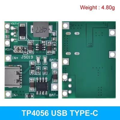 Τύπος-C USB 3.7V 9V 5V 2A DC-DC μετατροπείς επιφάνεια Mount Lithium Li-ion 18650 φορτιστή μπαταρίας 18650 φορτιστή βήμα Boost μονάδα παροχής ρεύματος