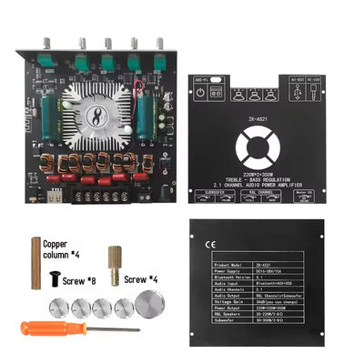 ZK-AS21 2.1 Channel Audio Amplifier Module TPA3255 Subwoofer 220WX2+350W 220WX2+350W Δελτίο ενισχυτή ZK-AS21