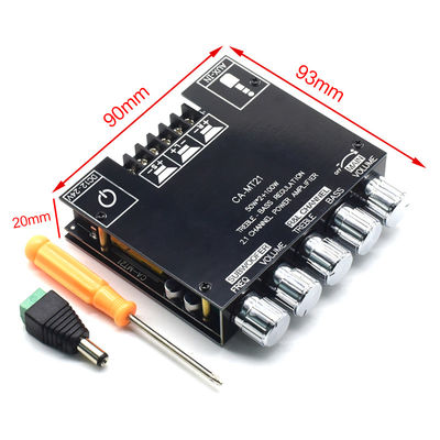 ZK-MT21 2.1 Channel Subwoofer Amplifier Module 5.0BT 12V 24V 2*50W+100W Δύναμη Οικιακής χρήσης πλαστικής πλακέτας για σύστημα ηχεία