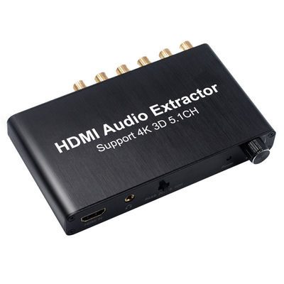 HDMI σε 3,5mm RCA Αναλογικός μετατροπέας ήχου Εκχυλυτής αποκωδικοποιητής ενισχυτής για PS4 DVD 5.1 Channel Sound Splitter ιδιωτικό καλούπι