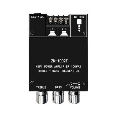ZK-1002T HIFI 2.0 Channel 5.0BT 100Wx2 Δελτίο ενισχυτή Στερεοφωνική υποκουλτούρα με AUX επικοινωνία