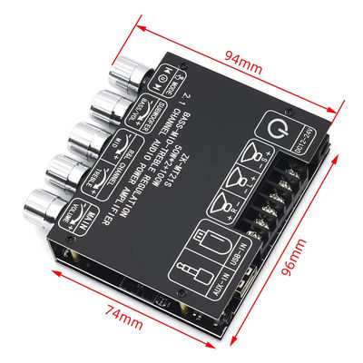 2.1 Channel Subwoofer AUX 12V 24V Audio Stereo 5.1 Bass Digital Power Amplifier Board ZK-MT21S 2x50W 100W για DC προσαρμογέα