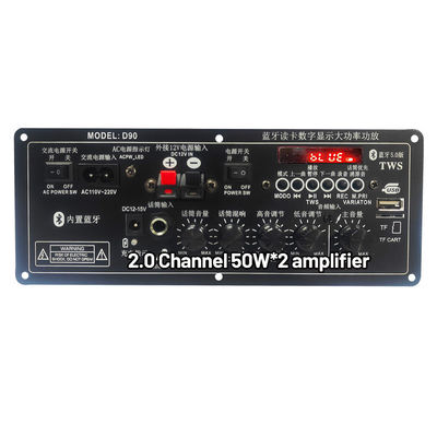 Αναφορτιζόμενο Στερεόφωνο Αυτοκινήτου Subwoofer Audio Power Amplifier PCB Board 2.0 Channel 12V με ιδιωτικό σχεδιασμό μούχλας