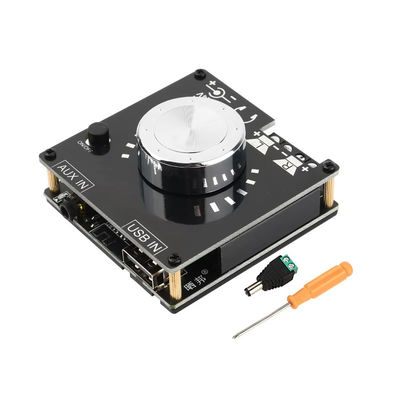 BT 5.0 Πίνακας ψηφιακού ενισχυτή ισχύος 100W*2 Στερεοειδής Μίνι DIY Ακουστική Ενότητα με υποστήριξη εισόδου U Disk &amp; AUX