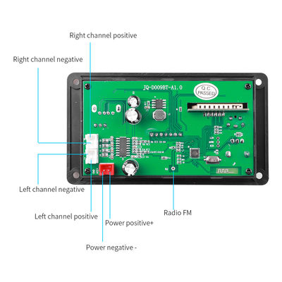 80W Amplifier Board Bluetooth 5.0 MP3 Decoder Board με DC 5V-26V Power Range για Αυτοκινητόφωνο