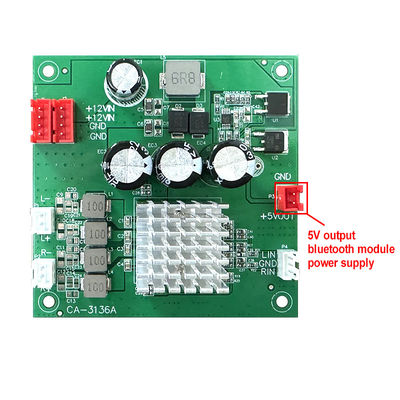 CA-3136A Ψηφιακή μονάδα ενισχυτή ήχου 8-24V Εισαγωγή 5V Έκδοση 2*50W TPA3116 Πίνακας ενισχυτή