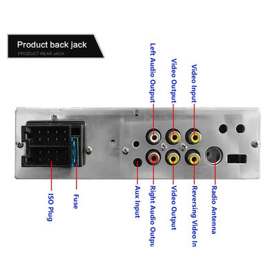 4.1inch φορητό αυτοκίνητο στερεόφωνο διπλή USB HD οθόνη αφής για Bluetooth MP5 Player πολύχρωμα φώτα Autoradio αυτοκίνητο ραδιόφωνο CD για DVD VCD