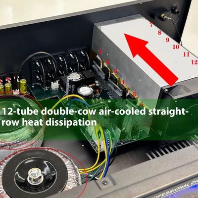 AV-888 7.1 Κανάλι 2000W Υψηλής Ισχύος Οικιακού Κινηματογράφου Ενισχυτής Καραόκε Ηχείων Διπλού Βρόχου 12 Σωλήνων Κατασκευασμένο από Ανθεκτικό Μέταλλο