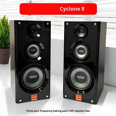 Σετ: Ηχεία Οικιακού Ενισχυτή Cyclone No. 8 Painted Three-Way με Ενισχυτή SR8800 και Subwoofer 10 ιντσών
