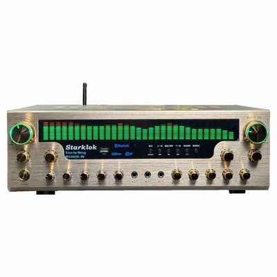 8000SW Flagship Version 7.1 CH 2500W Οικιακός Ενισχυτής Πλήρης από Κράμα Αλουμινίου Χρυσό Σώμα Διπλού Δακτυλίου Cow Partition Stereo Amplifier