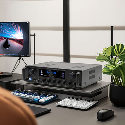 AV-628 Επαγγελματικός 2.1 καναλιών 600W Οικιακός ενισχυτής ομοαξονικού υπογούφερ Υψηλής ισχύος Μοντέλο BT Δέκτης οπτικών ινών Διασυνοριακός