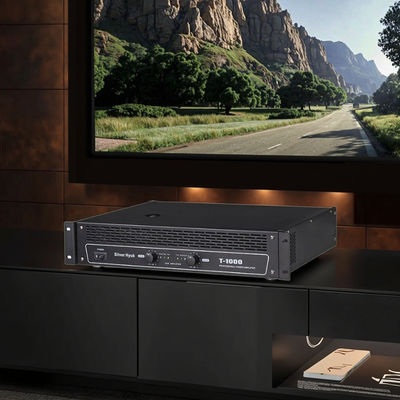 T-1200 T-1000 T-800 T-600 2*600W Εμπορικός υψηλής ισχύος επαγγελματικός KTV AV ενισχυτής μετάλλου καθαρός ενισχυτής ισχύος μετά το στάδιο