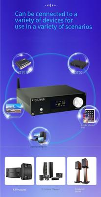 A600Y Ενεργός ενισχυτής ισχύος οικιακού κινηματογράφου 5.1 Πολυκαναλικός 5*50W+100W Ανεξάρτητη ρύθμιση τηλεχειριστή BT 5.3 Subwoofer