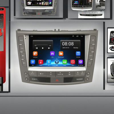 2 Din Android Αυτοκινητό Στερεόφωνο GPS MP5 Player Πίνακας ελέγχου Εγκαταστημένος DVD Player Luxury Sedan IS IS250 IS300 IS350 2005-2012 Μοντέλα