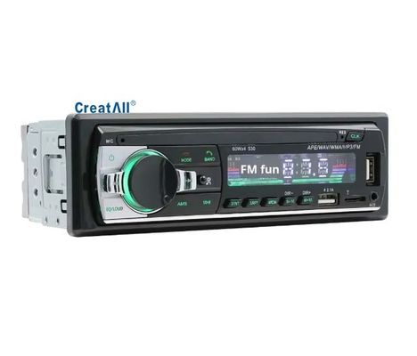Creatall Universal MP3 Player Αυτοκινήτου Μονής Δισκέτας με USB Flash Drive, BT, Ασύρματο Ενισχυτή, Hands-Free, Μονάδα Κεντρικού Ελέγχου Ήχου