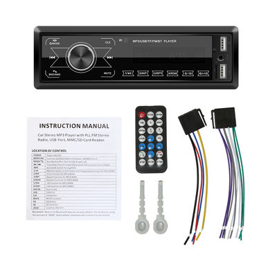 Creatall M10 Dual USB Car MP3 Player BT Wireless Touch Screen Colorful Lights Card Slot U Disk Radio Integration Hands-Free