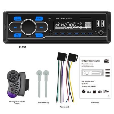 Creatall 12V μονοκύλινδρο MP3 player χωρίς απώλεια μουσική για Bluetooth USB κάρτα αναγνώστης DAB ραδιοφώνου φορτιστή αυτοκινήτου ειδική άδεια