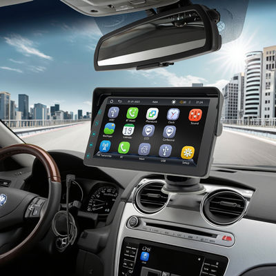 Creatall 7 ιντσών φορητό αυτοκίνητο MP5 ασύρματο CarPlay για Bluetooth FM Transmitter HD Rearview Camera Τοποθέτηση πίνακα ελέγχου 1 έτος