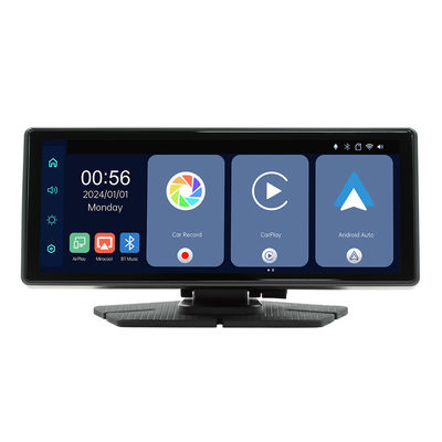 Creatall 8.1 ιντσών φορητή συσκευή πλοήγησης αυτοκινήτου All-in-One ασύρματη CarPlay μπροστινή πίσω διπλή καταγραφή Dash Cam για ταμπλό