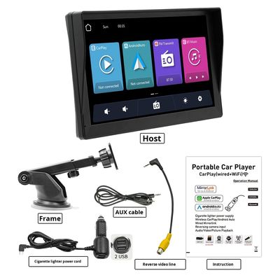 Creatall 9 ιντσών φορητό αυτοκίνητο MP5 Player HD αντίστροφη εικόνα για Bluetooth ασύρματο Carplay Δισκότοπο τοποθέτησης USB σύνδεση