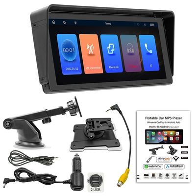 Creatall 10,26 ιντσών φορητό MP5 player για αυτοκίνητο για BT HD Rearview Camera FM Transmitter ασύρματο CarPlay Dashboard Dashboard