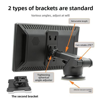 Creatall 9 ιντσών φορητό MP5 παίκτη υψηλής ευκρίνειας Μεγάλη οθόνη καλωδιακή / ασύρματη οθόνη για Bluetooth Πίνακα ελέγχου 1 έτος