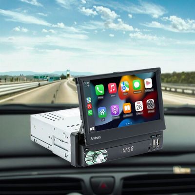 Creatall All-in-One 7 ιντσών Android Auto GPS Navigation Αναδιπλούμενη Οθόνη HD Rearview Wireless CarPlay για Αυτοκίνητα