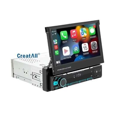 Creatall 7-ιντσο Ασύρματος Universal Car MP5 Player Τηλεσκοπικός Μονός Άξονας Τοποθετημένος στο Ταμπλό MP3 Υποδοχή Κάρτας USB CarPlay