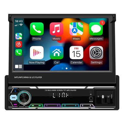 Creatall 7-ιντσο Ασύρματος Universal Car MP5 Player Τηλεσκοπικός Μονός Άξονας Τοποθετημένος στο Ταμπλό MP3 Υποδοχή Κάρτας USB CarPlay