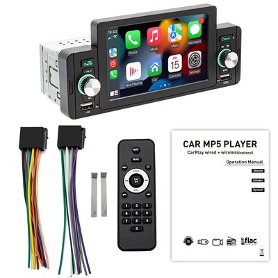 Creatall 5 ιντσών Car MP5 Player για Bluetooth Κάμερα Οπισθοπορείας Ενσύρματο/Ασύρματο CarPlay Υποστηρίζει WAV MP3 APE Μορφές Ήχου USB