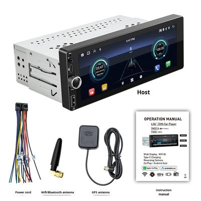 Creatall 6.86 ιντσών All-In-One Ασύρματο Dashboard Carplay Smart Android GPS Navigation HD Εικόνα Οπισθοπορείας για Bluetooth