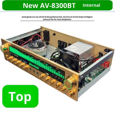 2000W 6 (5.1) Κανάλι οικιακό ενισχυτή με πλαστική κατασκευή μετάλλου αλουμινίου