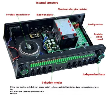 SR-8800 5.1 κανάλι οικιακός ενισχυτής με ιδιωτικό καλούπι και προσαρμογή OEM μάρκας