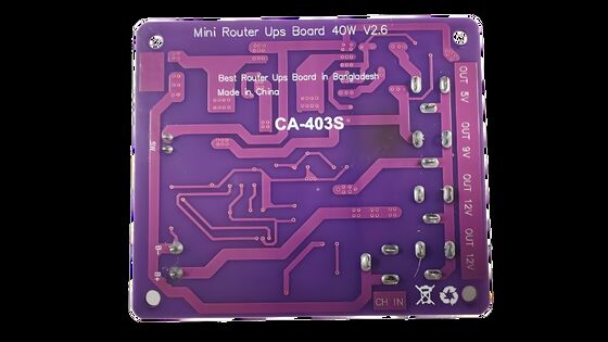 CA-403S Mini Router Τροφοδοτικό Αδιάλειπτης Λειτουργίας με Έξοδο 40W, Είσοδο Μπαταρίας 11.1V και Προστασία Βραχυκυκλώματος