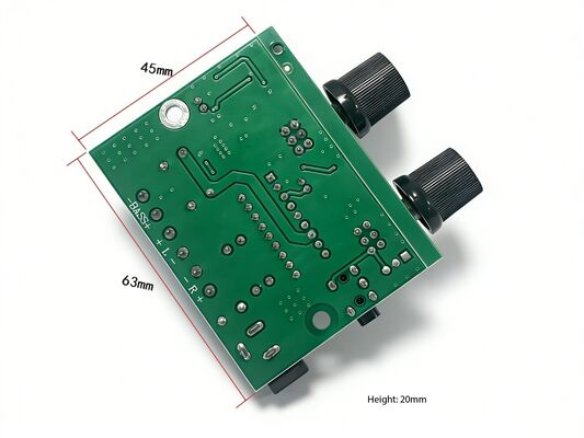 Πλακέτα μονάδας ψηφιακού ενισχυτή CA-6625 2.1 καναλιών με εξαιρετικά βαριά μπάσα και τροφοδοτικό 12V για DIY έργα ήχου