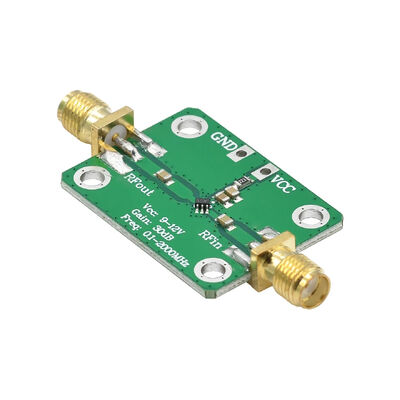 RF Broadband Low Noise Amplifier Medium Power LNA 9-12V DC  (0.1-2000MHz Gain 30dB)