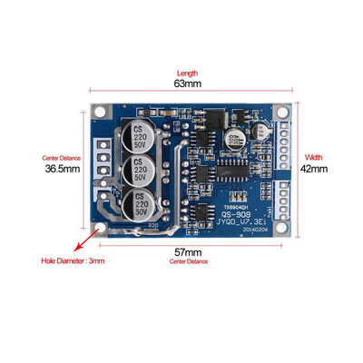 15A 500W DC 12V-36V Hall BLDC Brushless Motor Controller Driver Board Module High Power Motor Controller Board