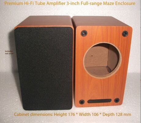 3 Inch Wood Speaker Box Empty DIY Enclosure Shell Sound Amplifier LoudSpeaker Home Audio HIFI Wooden Speaker Case for 1pcs