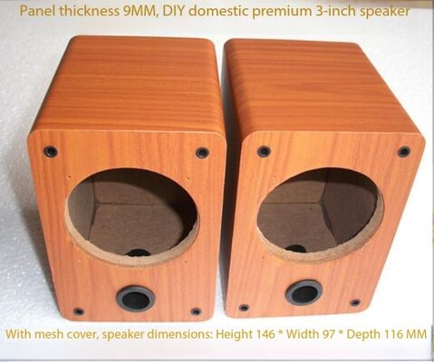 3 Inch Wood Speaker Box Empty DIY Enclosure Shell Sound Amplifier LoudSpeaker Home Audio HIFI Wooden Speaker Case for 1pcs