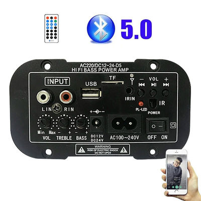 Πλακέτα ενισχυτή ραδιοφώνου Bluetooth 5.0 FM με ισχύ 100W για ήχο σπιτιού και αυτοκινήτου