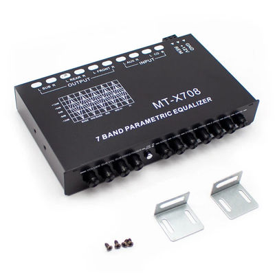 24V 5 Segment Car Audio Equalizer με τηλεχειριστήριο και Aux Input για ακριβή ρύθμιση