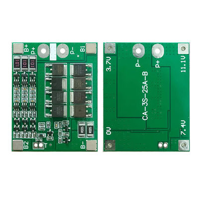 CA-3S-25A-B-T Λιθιοειδές 18650 BMS PCM Πίνακα προστασίας μπαταρίας BMS PCM με ισορροπία για Λιθιοειδές Lipo μπαταρία Μοντέλο κυψελών DIY
