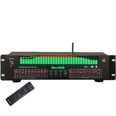 EQ-8100 Επαγγελματικός Hi-Fi Προεμφυκτεριστής BT 5.4 Οπτικός Κοαξιακός Ψηφιακός Ακουστικός Αποκωδικοποιητής 20 Τμήμα Εξισορρόπησης Οπτικό εξοπλισμό ινών