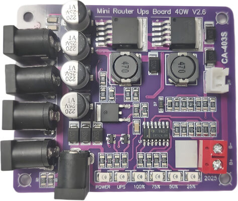 CA-403S Mini Router Τροφοδοτικό Αδιάλειπτης Λειτουργίας με Έξοδο 40W, Είσοδο Μπαταρίας 11.1V και Προστασία Βραχυκυκλώματος